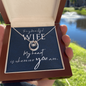 Lucky In Love Necklace:To My Beautiful Wife