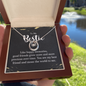 Lucky In Love Necklace:To My Bestie