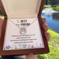 Lucky In Love Necklace:To My Best Friend Standing By My Side