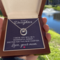 Lucky In Love Necklace: To My Daughter Love Year Mom