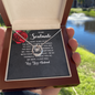Lucky In Love Necklace:To My Soulmate Love Your Husband