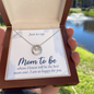 Lucky In Love Necklace: Just to Day Mom to Be