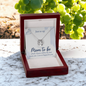 Lucky In Love Necklace: Just to Day Mom to Be
