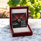 Lucky In Love Necklace: To My Daughter Be On Your Guard