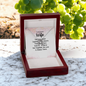 Lucky In Love Necklace: To My Beautiful Wife Distance Never Separate