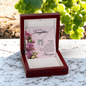 Lucky In Love Necklace:To My Daughter I Love You
