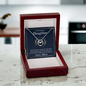 Lucky In Love Necklace: To My Beautiful Daughter Love Mum