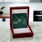 Lucky In Love Necklace:To My Beautiful Sister You'er My Best Friend