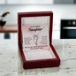 Lucky In Love Necklace: To My Bonus Daughter
