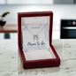 Lucky In Love Necklace: Just to Day Mom to Be