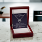 Lucky In Love Necklace: To My Daughter Love Year Mom