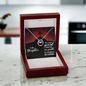 Lucky In Love Necklace: To My Daughter Be On Your Guard