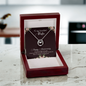 Lucky In Love Necklace: To My Beautiful Wife Happy Anniversary