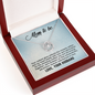 Lucky In Love Necklace:Mom To Be Love Your Husband
