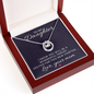 Lucky In Love Necklace: To My Daughter Love Year Mom