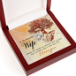 Lucky In Love Necklace: To My Beautiful Wife House And Wealth