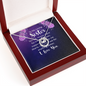 Lucky In Love Necklace:To My Loving Sister , I Love You
