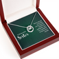 Lucky In Love Necklace:To My Beautiful Sister You'er My Best Friend
