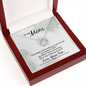 Lucky In Love Necklace: To My Mom Love Your Son