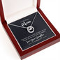 Lucky In Love Necklace:To My Bonus Love Your Daughter