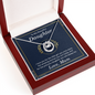 Lucky In Love Necklace: To My Beautiful Daughter Love Mum