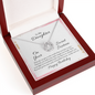 Lucky In Love Necklace:To My Daughter Happy Birthday Sweet 16