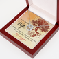 Lucky In Love Necklace: To My Beautiful Wife House And Wealth