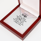 Lucky In Love Necklace: To My Beautiful Wife Distance Never Separate