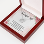 Lucky In Love Necklace:To My Beautiful Wife Wine Gets Sweeter