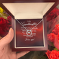 Lucky In Love Necklace:To My Granddaughter