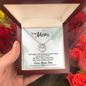 Lucky In Love Necklace: To My Mom Love Your Son