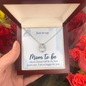 Lucky In Love Necklace: Just to Day Mom to Be