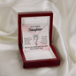 Lucky In Love Necklace: To My Bonus Daughter