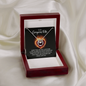 Lucky In Love Necklace: To My Gorgeous Wife