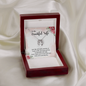 Lucky In Love Necklace:To My Beautiful Wife Wine Gets Sweeter