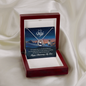 Lucky In Love Necklace:To My Wife Happy Anniversary My Love