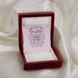 Lucky In Love Necklace:To My Daughter Love Your Dad