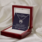 Lucky In Love Necklace: To My Daughter Love Year Mom