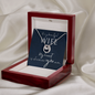 Lucky In Love Necklace:To My Beautiful Wife