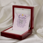 Lucky In Love Necklace:To My Daughter Love Your Dad