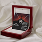 Lucky In Love Necklace: To My Daughter Be On Your Guard