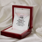 Lucky In Love Necklace: To My Beautiful Wife Distance Never Separate