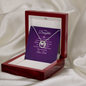 Lucky In Love Necklace:To My Daughter You Are Braver Love Dad
