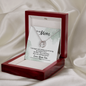 Lucky In Love Necklace: To My Mom Love Your Son