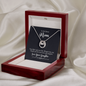 Lucky In Love Necklace:To My Bonus Love Your Daughter