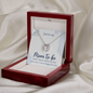 Lucky In Love Necklace: Just to Day Mom to Be