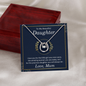 Lucky In Love Necklace: To My Beautiful Daughter Love Mum