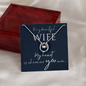 Lucky In Love Necklace:To My Beautiful Wife