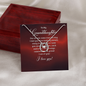 Lucky In Love Necklace:To My Granddaughter