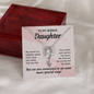 Lucky In Love Necklace: To My Bonus Daughter